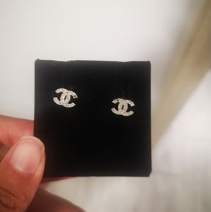 Authentic Chanel stud earrings
